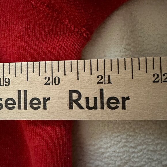 VTG 80's Hunting Excuse Red Raglan Sleeve Sweatshirt SZ L Novelty Made In USA - Picture 4 of 8